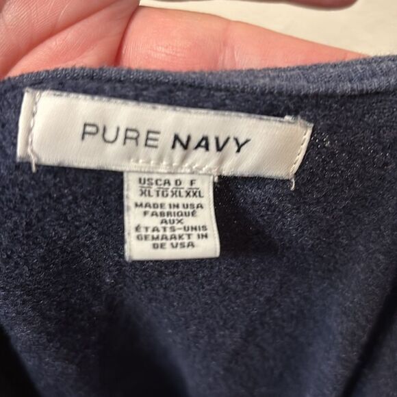 Pure Navy Sleeveless Romper XL - Picture 2 of 7